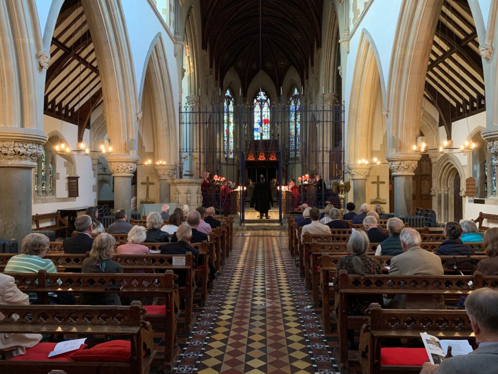 Chapel interior, Reunion 2021